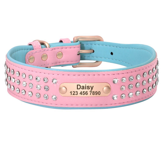 Bella Bling Personalized Dog Collar