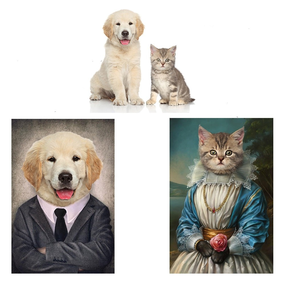 Amusing Personalized Pet Portraits