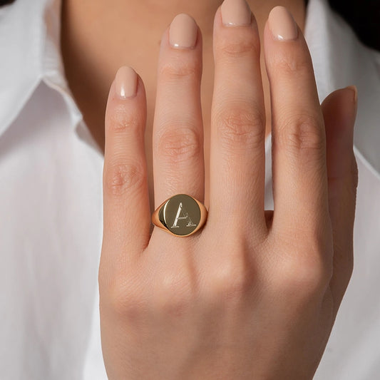 Personalized Statement Signet Ring