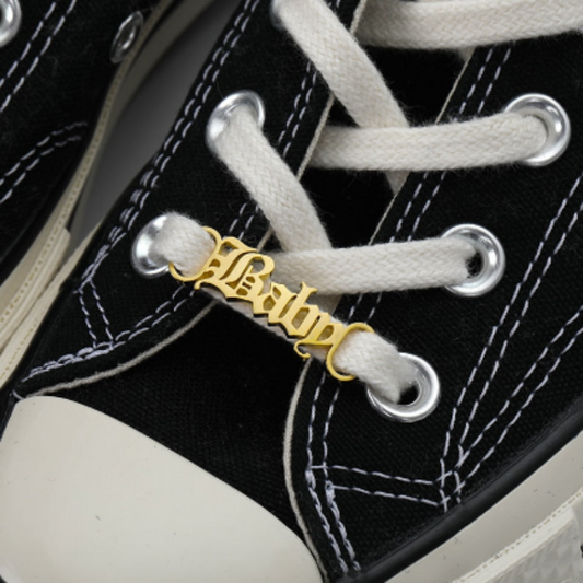 One & Two of a Kind Personalized Shoe Nameplates