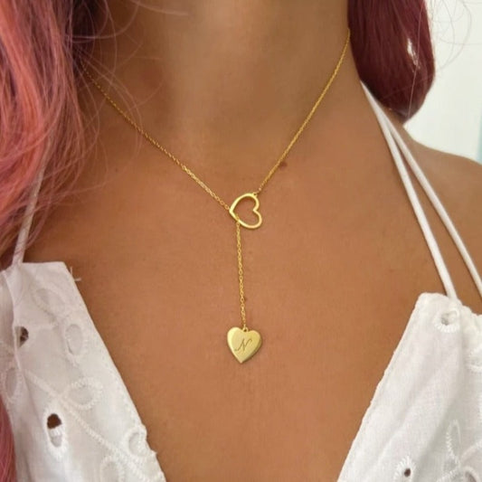 Heart Strings Personalized Necklace